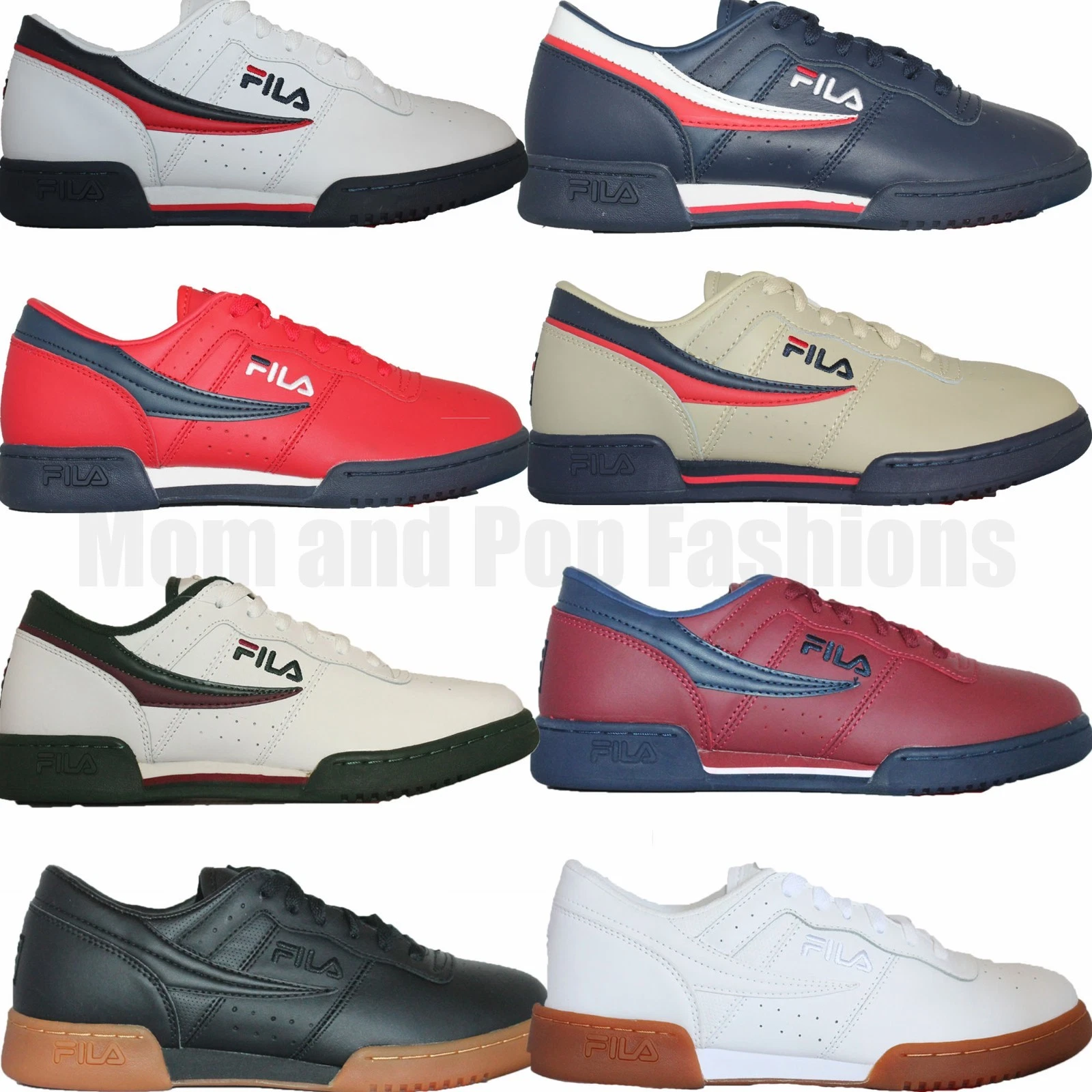 Mens Fila Original Fitness Classic Retro Casual Athletic Shoes White Navy Red
Opens in a new window
