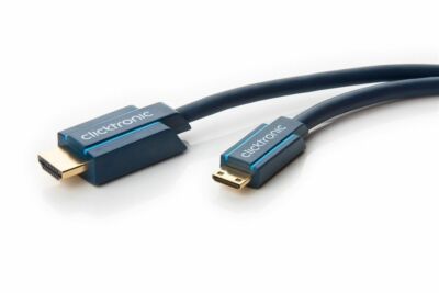 Clicktronic 2,0 m mini-HDMI Adapterkabel Ethernet HDMI auf mini-HDMI