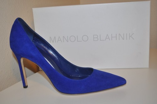 Manolo Blahnik BB 105 Electric BLUE 