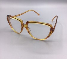 Versace Vista Eyeglasses VERSACE 411 K1 Amber Honey 90s NOS Italy Woman