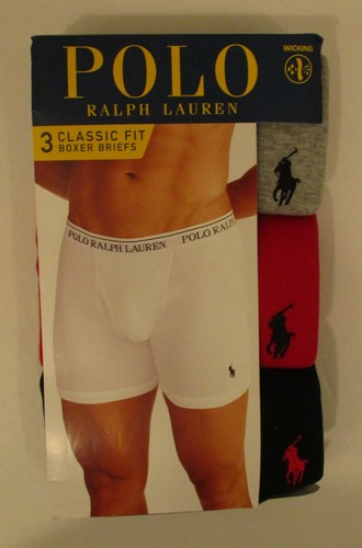 3 CALZONCILLOS RALPH LAUREN POLO ROJO NEGRO GRIS AZUL TALLAS: S M L XL ALGODÓN BOXER NUEVOS CON ETIQUETAS - Imagen 22 de 61