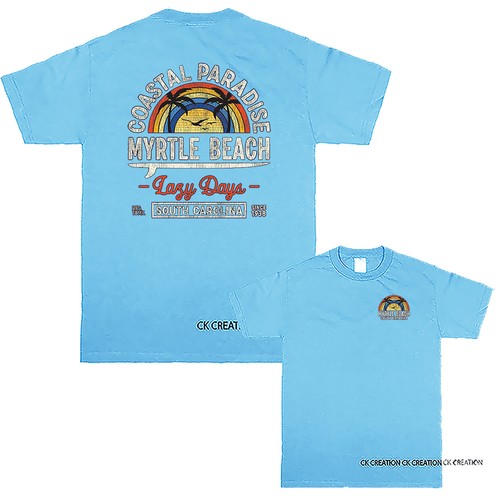 Camiseta gráfica Coastal Paradise Myrtle Beach - Imagen 14 de 14