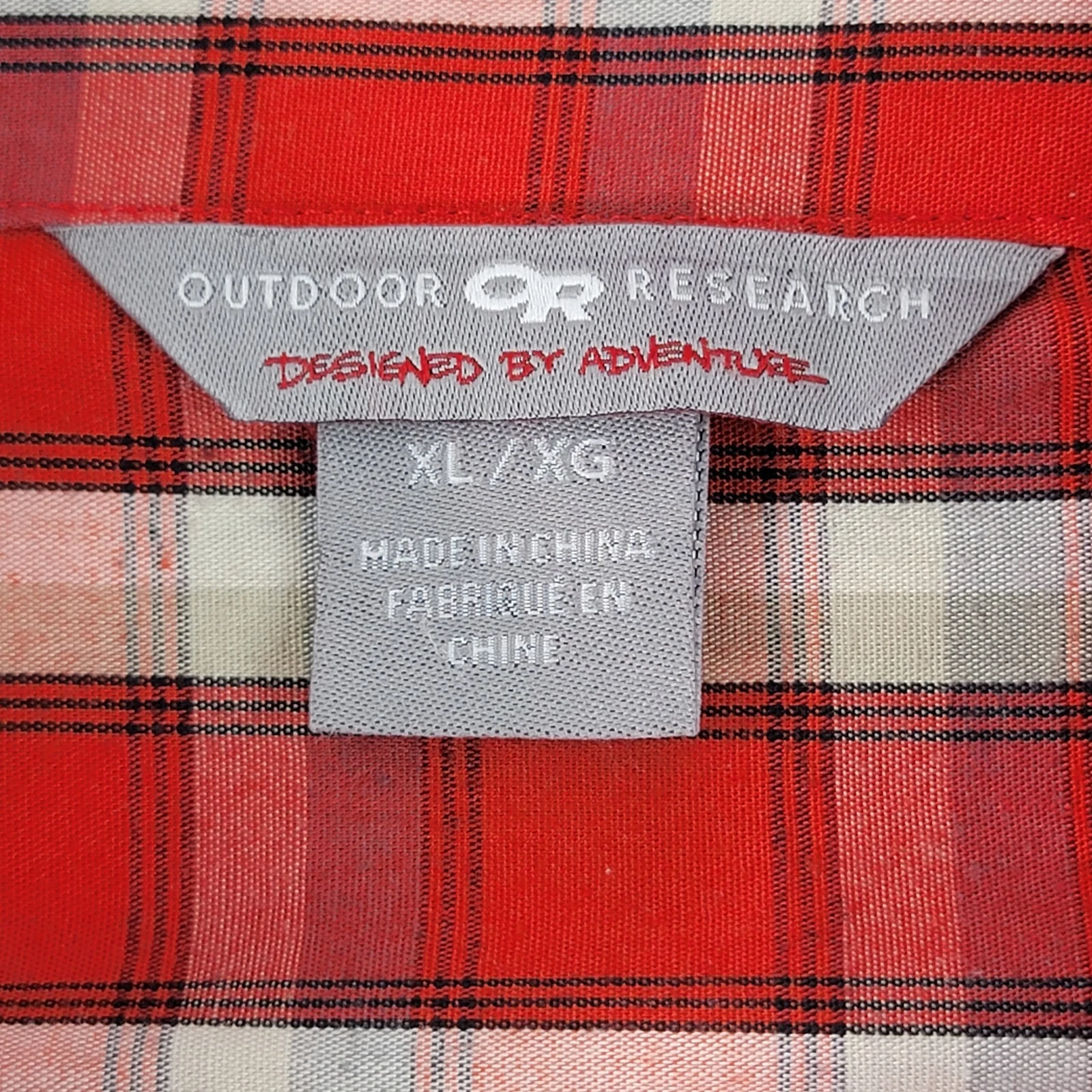 outdoor-research plaid western pearl snaps button front shirt