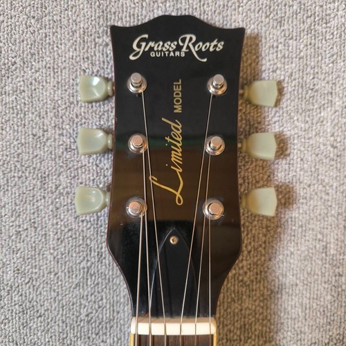 Grass Roots By ESP Electric Guitar Les Paul Stand Cherry Sunburst From Japan #5 - Picture 8 of 23