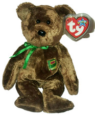 Ty Beanie Baby WILLIAM Shakespeare Bear Closed Book Europe Exclusive MWMTs