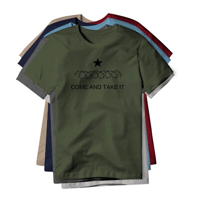 Come And Take It : Razor Wire (Black), Classic Cotton Tee