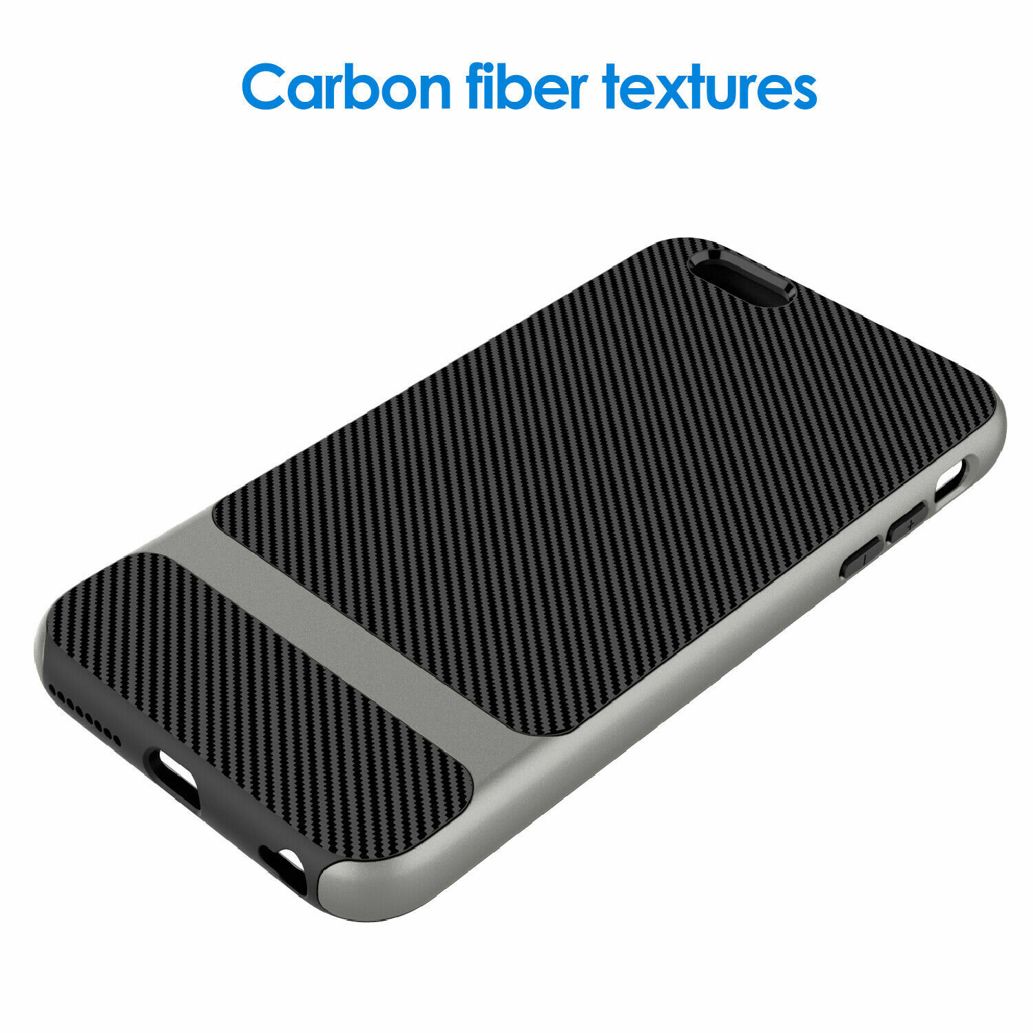 JETech Case for iPhone 6 Plus and iPhone 6s Plus Shockproof Carbon Fiber Cover 