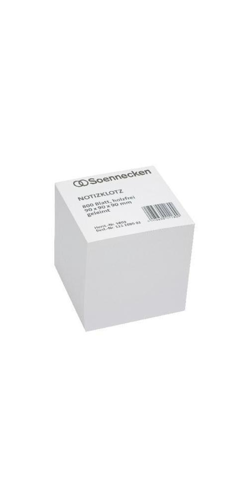 Салфетка для рукоделия 9 x 9 x 9 см (В x В x Г), 80 г/м2, holzfrei weiß, 800 мл.