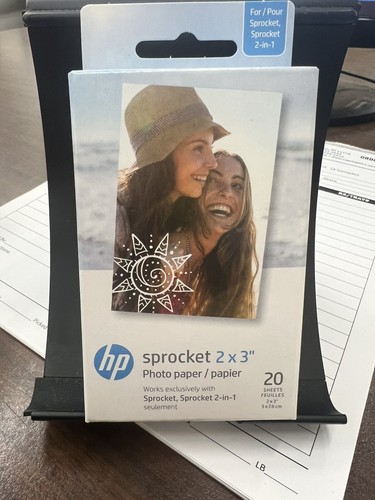Lot Of 24 HP Sprocket Zink Photo Paper 2x3" for HP Photo Printers, 480 Sheets - Bild 2 von 2