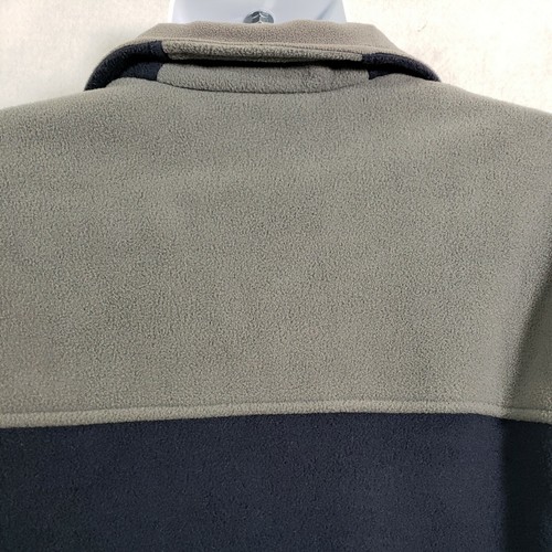Izod Sweatshirt Men's Long Sleeve 1/4 Zip Drawstring Waist Navy Blue Gray Medium - Bild 6 von 12