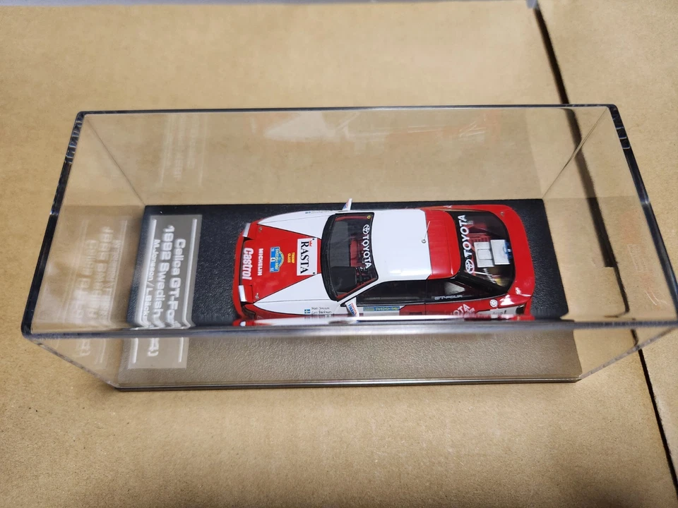 HPI TOYOTA CELICA GT-FOUR #4 1992 SWEDISH 8146 1/43 - Image 4 of 4