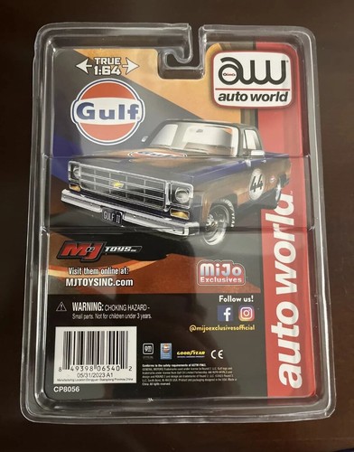 Chevrolet Silverado Gulf 1977 Auto World 1:64 desgastado con aceite - exclusivas de MiJo - Imagen 3 de 3