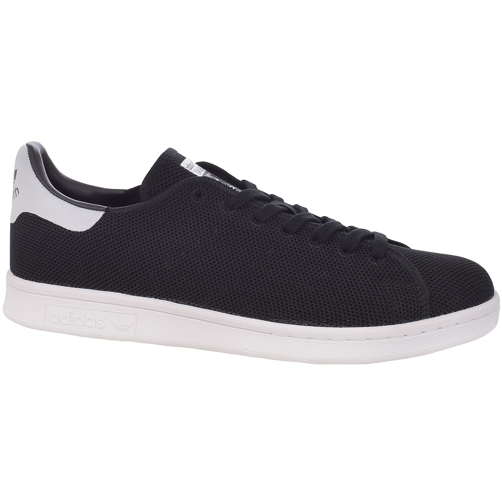Adidas Mens Originales Stan Smith Zapatillas Cordones Informal - Negro Adidas Mens Originales Stan Smith Zapatillas Cordones Informal - Negro