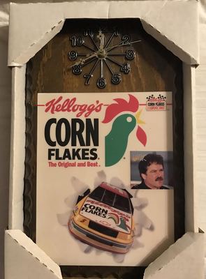 #5  TERRY LABONTE  1994 KELLOGG'S  10X16  LIMITED EDITION HANDMADE WALL CLOCK 