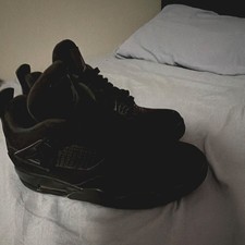 Jordan Air Jordan 4 Retro Black Cat Black Men's Athletic Sneaker