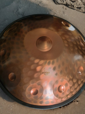 Kupferstich Handpan, 10 Noten 440hz, D Kurd, Edelstahl, kostenlose Lieferung