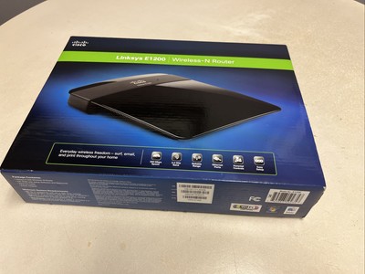 Cisco Linksys E1200 Wireless-N300 802.11n Router WiFi 4 Ethernet Ports