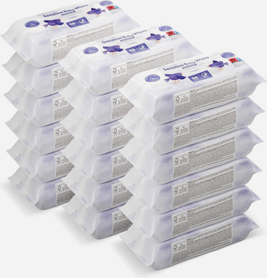 Mama Bear Sensitive Baby Wipes Fragrance-Free Aloe Vera 18-Pack 1008 Wipes