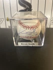 Kevan Smith Signed Autograph Official ROMLB Baseball with Display Case