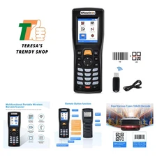 Inventory Scanner, Wireless Barcode Scanner 1D&2D& Portable Handheld QR Barco...