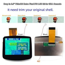 HISPEEDIDO V5 3.0 inch Pre-laminated LCD IPS Mod Kit for GBA Backlight MISSING