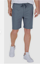 EDDIE BAUER MEN'S LOUNGE SUPER SOFT ACTIVE SHORTS HEATHER BLUE M NWOT