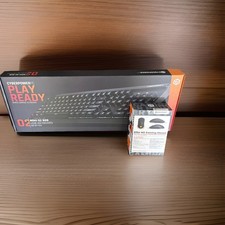 NEW Cyberpower PC Play Ready Gaming Keyboard and Elite M2 RGB USB Wired Mouse