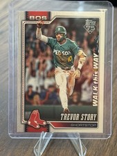 2026 Topps Series 1 Celebration Walk This Way SP #135 Trevor Story Red Sox