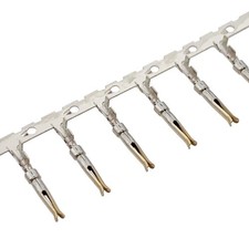 200 Pcs Gold Tin Plated DB 2.0mm Female Crimp pins for D-Sub DB9,DB15,DB25, D...