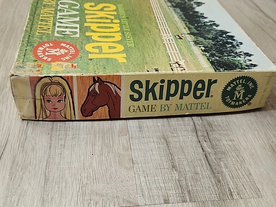 Vintage 1964 Barbies Little Sister Skipper Board Game By Mattel - Image 4 of 4