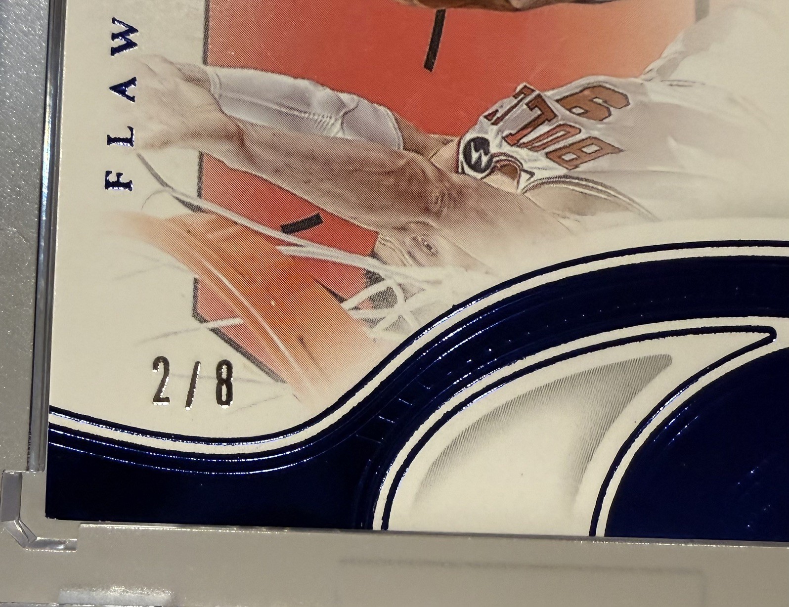 Zion Williamson 2024-25 Panini Flawless Finishes On Card Auto Pelicans #/8 MINT view 5