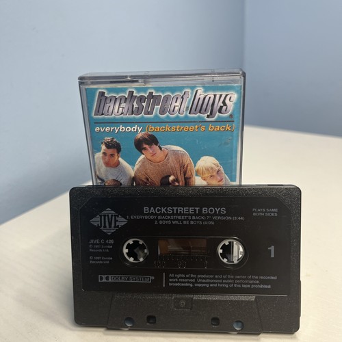 Backstreet Boys 'Everybody (Backstreet's Back)' Cassette Single - Picture 2 of 3