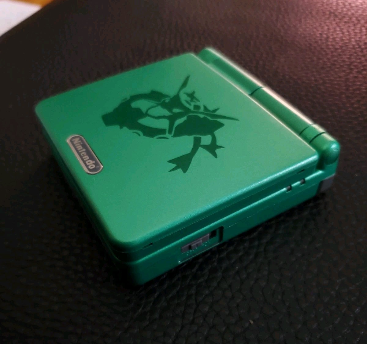 Gameboy Advance Sp Ags 001 Rayquaza Green Edition