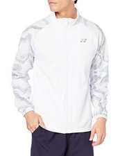Yonex Long Sleeve Knit Warm-Up Shirt Fit Style White Size 011 Japan Size Small