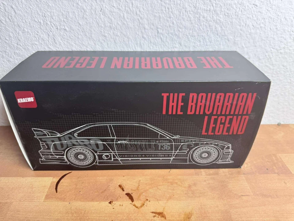 Kraemo Minichamps BMW E36 M3 Weiß 1:18