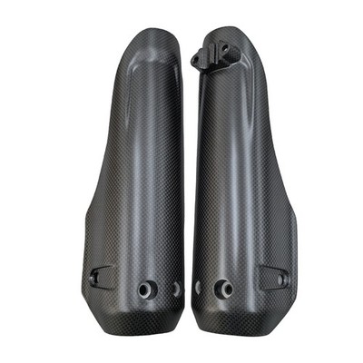 Carbon Fiber Front Fork Cover For DUCATI Hypermotard 698 Mono RVE 2024 2025