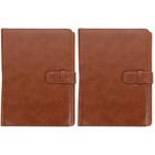 2 Pack Fotobücher Fotoalben Fotospeicheralbum Kartenspeicherhalter