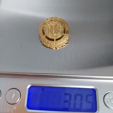 Vtg 10k Gold Chai Life Hadassah Member Jewish...