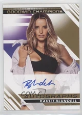 2022 Upper Deck Goodwin Champions Auto Kahili Blundell #A-BL Auto 7i2