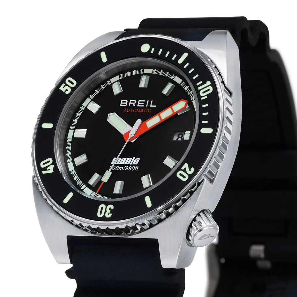 Orologio Breil Manta Seeker Automatic TW2116 Silicone Nero Watch Uomo 42mm - Image 2 of 4