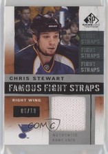 2011-12 SP Game Used Edition Famous Fight Straps 6/10 Chris Stewart #FS-CS 2d8