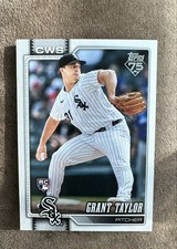 2026 Topps Series 1 - Grant Taylor #49 (RC) White Sox