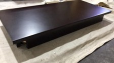 Solid Wood Top Deep Dark Mahogany Piano Bench New In Box