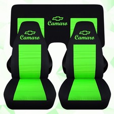 Front And Rear Car Seat Covers With Design Fits 1970 To 2002 Chevy Camaro