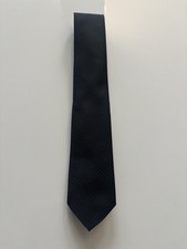 Vintage St Michael Black Textured Tie Made In UK Marks & Spencer Men’s Tie