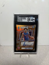AUSAR THOMPSON 2023-24 PANINI PHOENIX ROOKIE SIGNS ORANGE SP AUTO 11/49 PISTONS