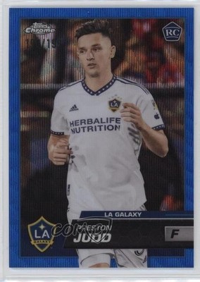2023 Topps Chrome MLS Blue Wave Refractor /199 Preston Judd #16 Rookie RC 6ns