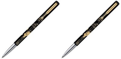 Parker Moments Vector Timecheck Goldrand Tintenroller 2er-Pack