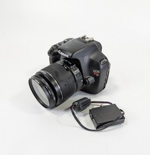 Canon EOS Rebel T3 Digital SLR Camera w/18-55mm Lens DC Coupler No Cap or Batt