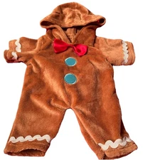 Build a Bear Gingerbread Costume Outfit Christmas New “Old Stock” FREE SHIPPING 